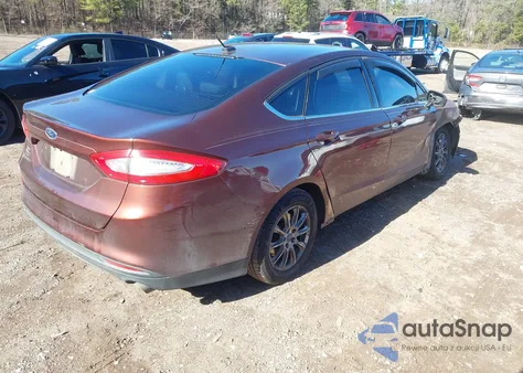 2016 Ford Fusion S из США, поврежденный, VIN 3FA6P0G70GR130210